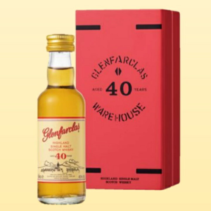 楽天市場】グレンファークラス 40年 レッドドア 50ml 43度 ミニチュア  