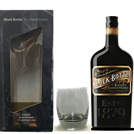 ブラック ボトル スタンダード スコッチ 700ml 40度 無色透明グラス付きギフトセット Black Bottle Scotch Whisky ブラックボトル ブレンデッド スコッチ ウイスキー ウィスキー イギリス英国スコットランド kawahc ※おひとり様1ヶ月に1本限り