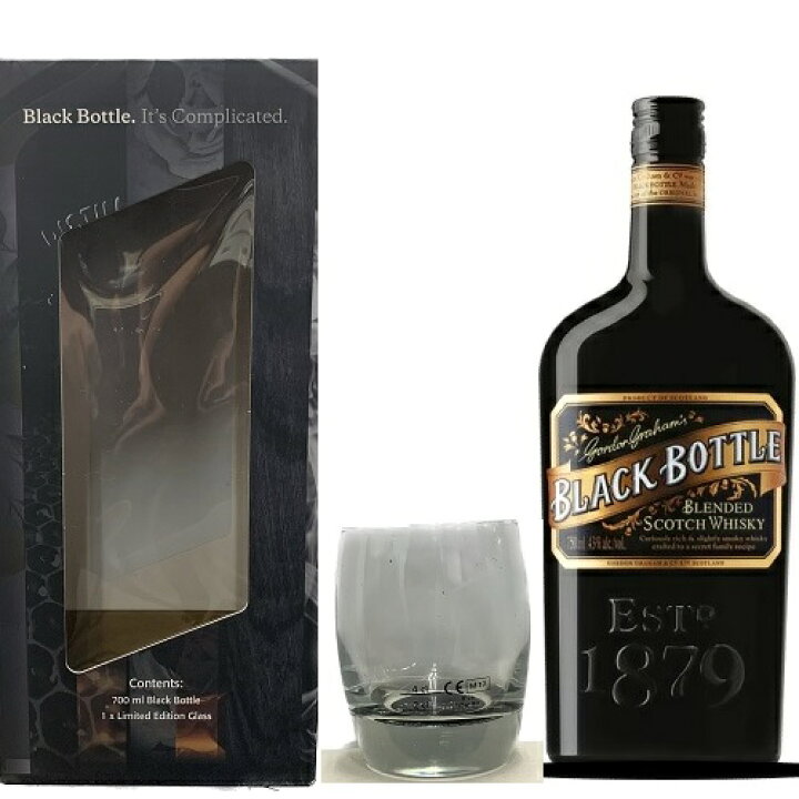 楽天市場】ブラック ボトル スタンダード スコッチ 700ml 40度 無色 