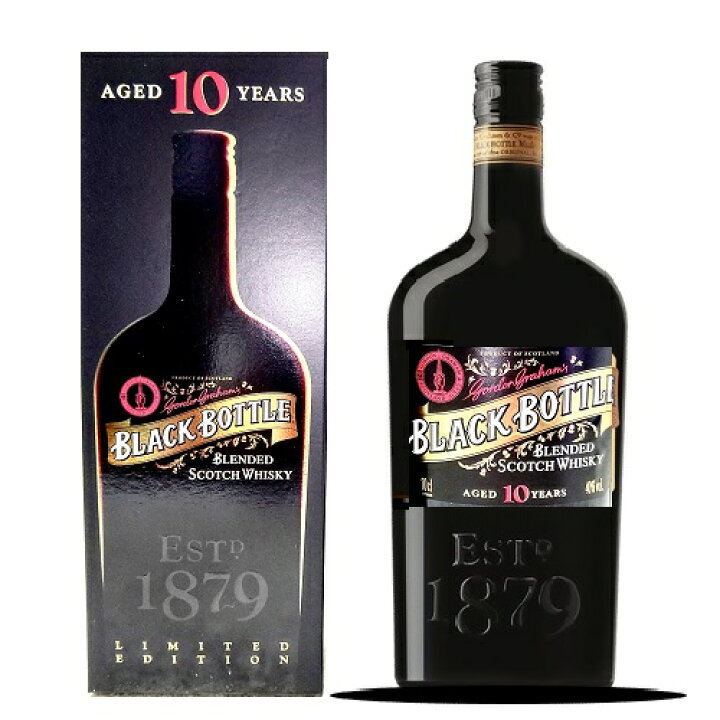 楽天市場】ブラック ボトル 10年 700ml 40度 箱付 Black Bottle Scotch 