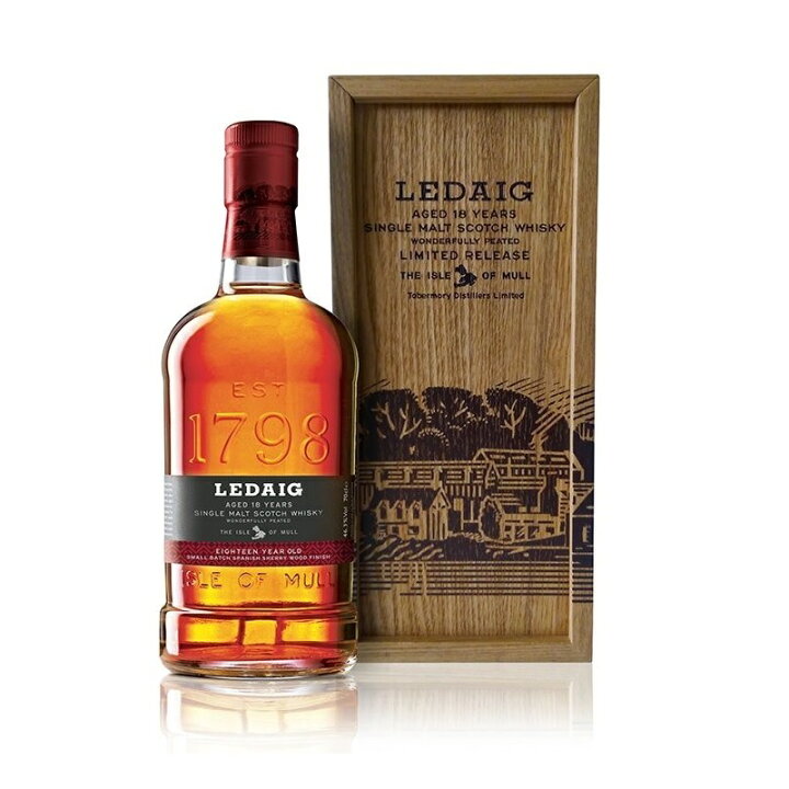 楽天市場】レダイグ 18年 700ml 46.3度 木箱 Ledaig アイランドモルト 