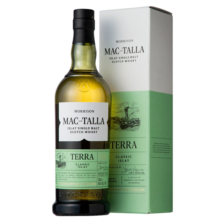 楽天市場】マクタラ テラ クラシックアイラ 700ml 46度 正規品 箱付 Mac Talla Terra Classic Islay アイラモルト  シングルモルト スコッチウイスキー Islay Single Malt Scotch Whisky イギリス英国スコットランド アイラ島 モリソン  kawahc : ウイスキー洋酒 大型専門店 ...