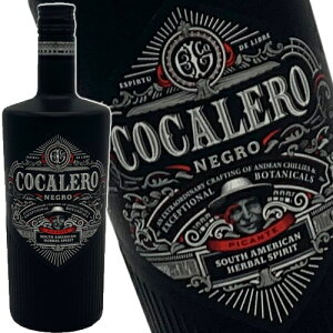 RJ lO 750ml 29x Cocalero Negro herbal sporit liqueur n[uL[ kawahc