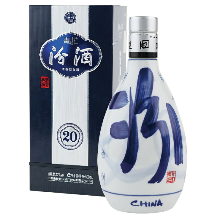 楽天市場】汾酒 20年 陳醸 汾酒 500ml 42度 陶器瓶 正規輸入品 箱付 