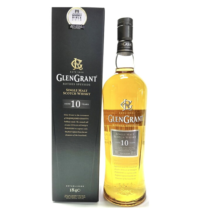 楽天市場】グレングラント 10年 1000ml 40度 箱付 GLEN GRANT スペイ 