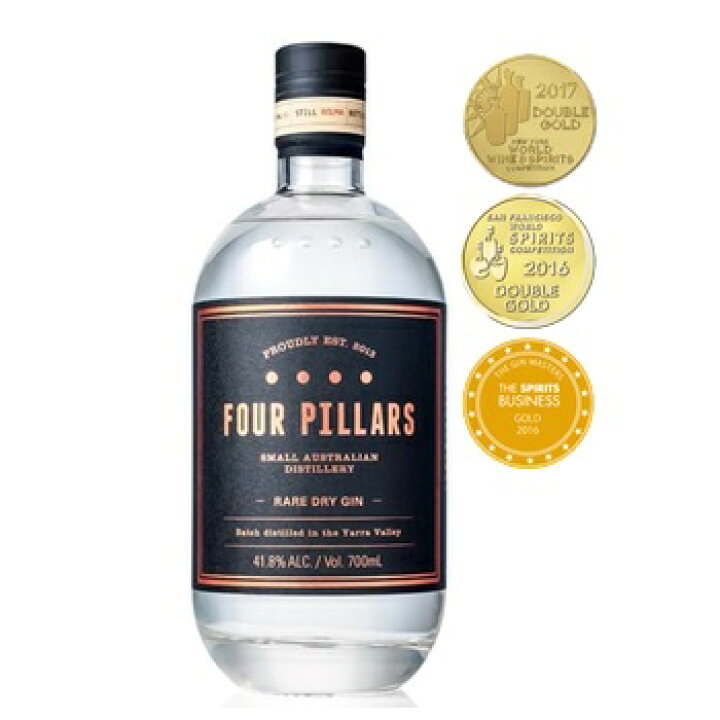 楽天市場】フォーピラーズ レアドライジン 700ml 41.8度 Four Pillars 