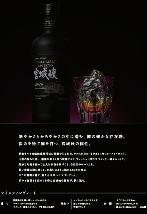 楽天市場】ニッカ 宮城峡 2019 リミテッドエディション 700ml 46度 木 