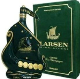 ラーセン オーシャングリーンシップ 700ml 40度 箱付 (Larsen Ocean Green Viking Ship Fine Champagne Cognac) ブランデー コニャック kawahc 嬉しい お礼 御礼 ギフト プチギフトにオススメ ホワイトデー贈って喜ばれるプレゼント 専門店