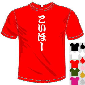 河内國製作所 「こいほーTシャツ」全5色。広島カープ応援おもしろTシャツ 文字T-shirt おもしろてぃーしゃつ 半袖ドライTシャツ メール便は送料無料
