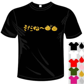 河内國製作所 カーリング「そだね〜Tシャツ」全5色。 文字T-shirt おもしろてぃーしゃつ 半袖ドライTシャツ メール便は送料無料