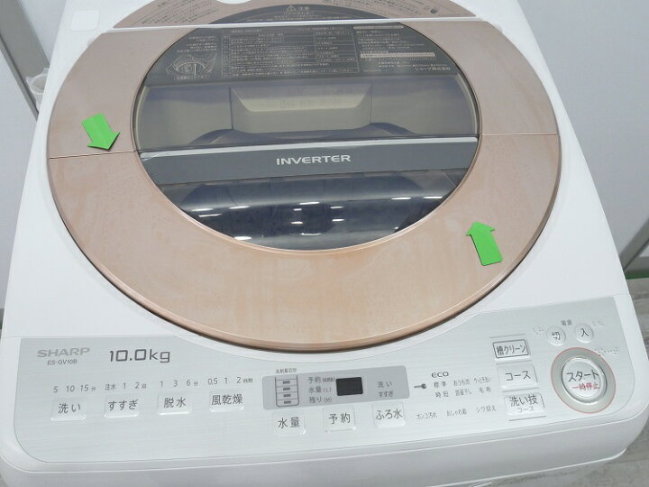 楽天市場】シャープ製/2017年式/10kg/全自動洗濯機/ES-GV10B-T : 激安 