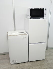 シャープ製,東芝製/21年,22年式/152L,6kg/中古家電3点セット