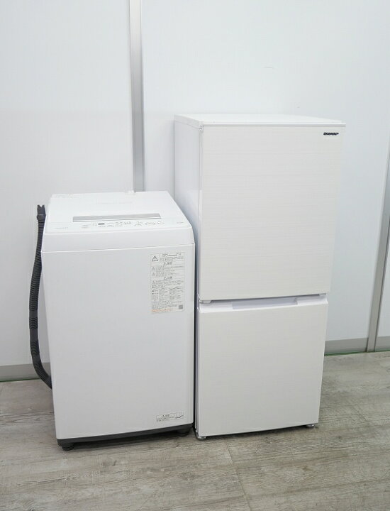 楽天市場】シャープ製 東芝製 21年式 152L,4.5kg 中古家電2点セット 