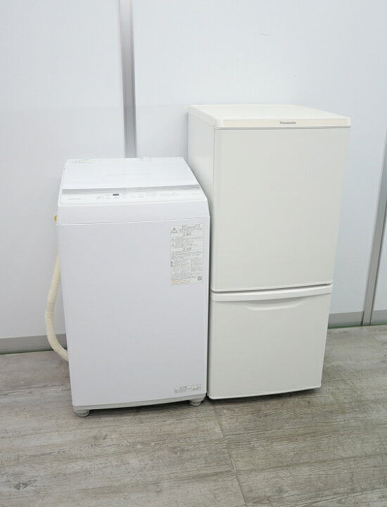 楽天市場】Panasonic製,東芝製/22年式/138L,5kg/中古家電2点セット 