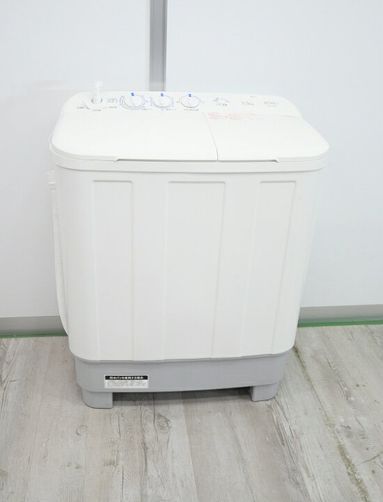 楽天市場】ヤマダ製/2023年式/5.5kg/二槽式電気洗濯機/YWM-TD55L 
