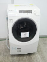 楽天市場】シャープ ドラム式洗濯乾燥機 ES-H10G-WLの通販