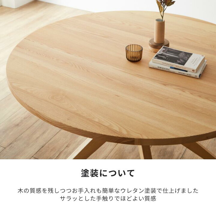 楽天市場】Norna 北欧風 120サイズ ダイニングテーブル 120 食卓 
