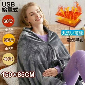 【売り尽くしセール開催中！3980円→2980】電気毛布 丸洗い対応 コーラルフリース両面ブランケット 冷え予防 洗える電気毛布 キャンプ 丸洗い対応 電気毛布 USB給電 モバイルバッテリー電気毛布 キャンプ ひざ掛け電気毛布 キャンプ ヒーターブランケット