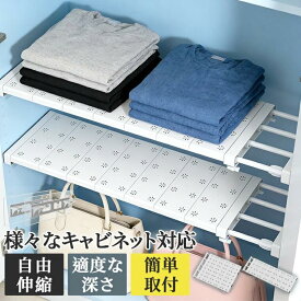 伸縮棚 積み重ね 工事不要 伸縮 押し入れ 幅さ60-125cm 奥行24cm 42cm 伸縮ラック クローゼット 通気性 衣類収納 丈夫 頑丈 整理棚 シンク下 ワイド 収納 省スペース 壁面収納　空間活用 省スペース キッチンラック 空きスペース 整理整頓