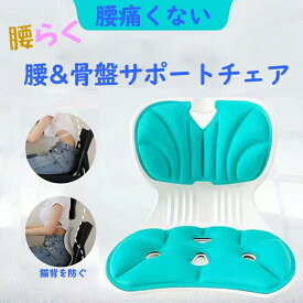 姿勢サポートチェア 腰らく 姿勢サポートチェア 姿勢矯正 腰サポートチェア 姿勢が良くなる 椅子 腰 腰痛 予防 姿勢サポート 骨盤矯正 座椅子 チェア 猫背予防 腰痛改善 高反発メモリー綿 姿勢が良くなる 軽量 持ち運び便利 子供 大人用