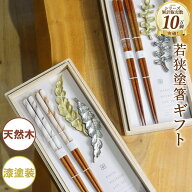 ギフトセット ペア 夫婦箸 アルミプランツ ルッコラ オレガノ 箸 お箸 箸置き付 ギフト箱付 お祝い カワ…