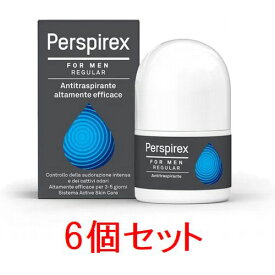 【送料無料】Perspirex For Men パースピレックス メン レギュラー 20ml x 6個セット 海外通販