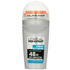 【送料無料】L'Oréal MEN ロレアル メン エキスパート デオドラント Fresh Extreme フレッシュ エクストリーム 48時間 男性用 制汗剤 50ml 海外通販