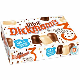 【送料無料】Mini Dickmann’s ミニ ディックマンズ チョコマシュマロ トリオ 3種類 x 8個 計24個入り【海外通販】