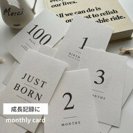 【公式LINE追加で10%OFFクーポン配布中】★着後レビューで特典★マンスリーカード 【007】 月齢カード 月…
