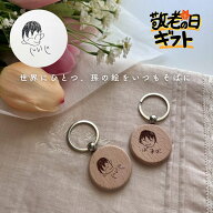 【店内商品2点購入で10%、3点購入で15%OFF】★着後レビューで特典★ 手描きイラスト入り 木製キーホルダ…