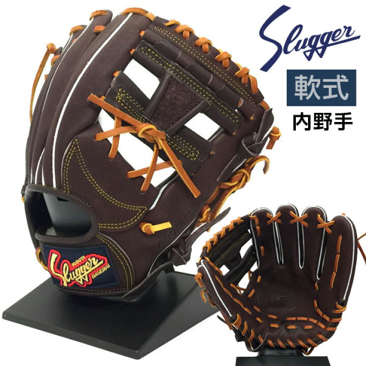 楽天市場】久保田スラッガー 軟式 グローブ 内野手 野球 KSN-BR1 右 