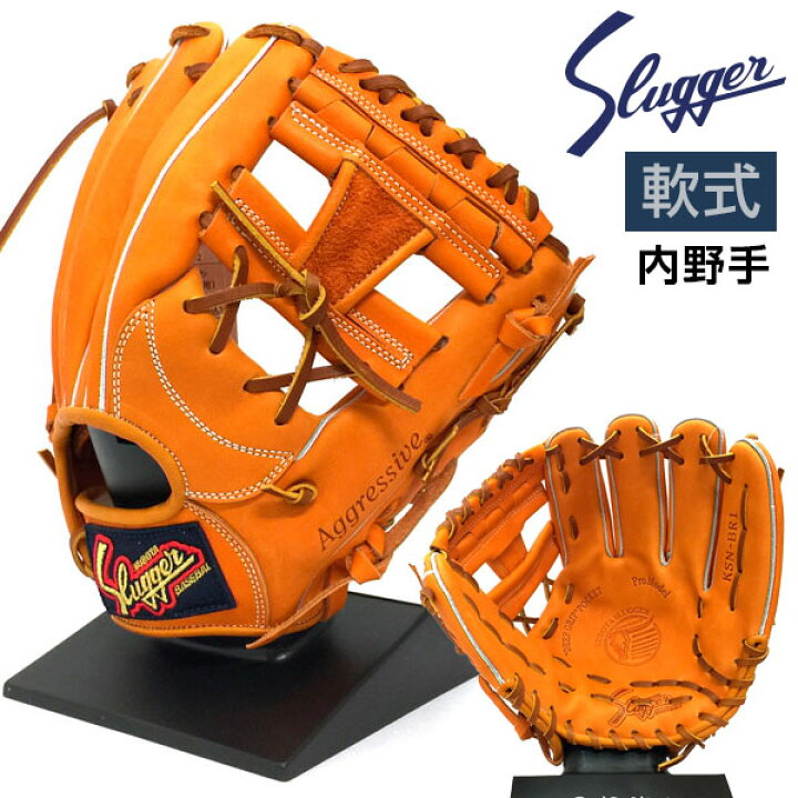 楽天市場】久保田スラッガー 軟式 グローブ 内野手 野球 KSN-BR1 右 