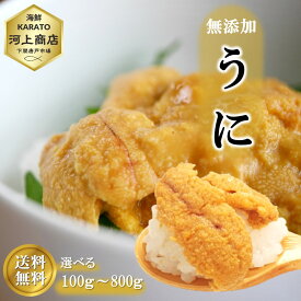 うに お刺身用 生ウニ 選べる 100g 200g 400g 600g 800g チリ産 ミョウバン不使用 無添加 大容量 海鮮丼 うに丼 ウニ 寿司 雲丹 軍艦 海鮮グルメ 冷凍 ギフト 贈答 プレゼント お誕生日祝 お祝 ご挨拶 御礼 送料無料