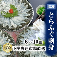 【下関とらふぐ】 ふぐ刺し 1皿 たっぷり 40g 6～10皿 フグ ふぐ ふぐ刺身 河豚 てっさ とらふぐ ふぐさ…