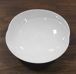 有田焼 ともえ浅鉢(大)25.5cm 白磁 白山陶器