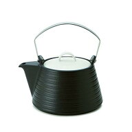 ケトル IH対応 陶器製 ブラック 1.5L セラミックケトル THERMATEC 煎じ やかん 土瓶
