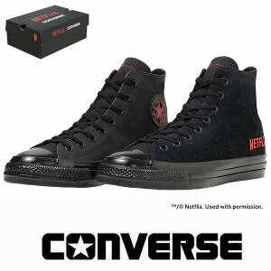 �R���o�[�X �I�[���X�^�[ �G�C�W�h �n�C�J�b�g �l�b�g�t���b�N�X converse allstar AGED HI NETFLIX �����Y �u���b�N �l�g�t�� ����z�M�T�[�r�X