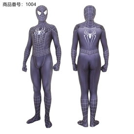 スパイダーマン　ブラック コスプレ　衣装　劇場版 大人用　 　コスチューム　ハロウィーン　 cosplay 仮装 変装グッズ 宴会 仮装舞踏 忘年会 文化祭 学園祭 演劇服装　男女兼用