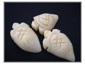 飾り切り、細工野菜　亀たけのこ（5個）