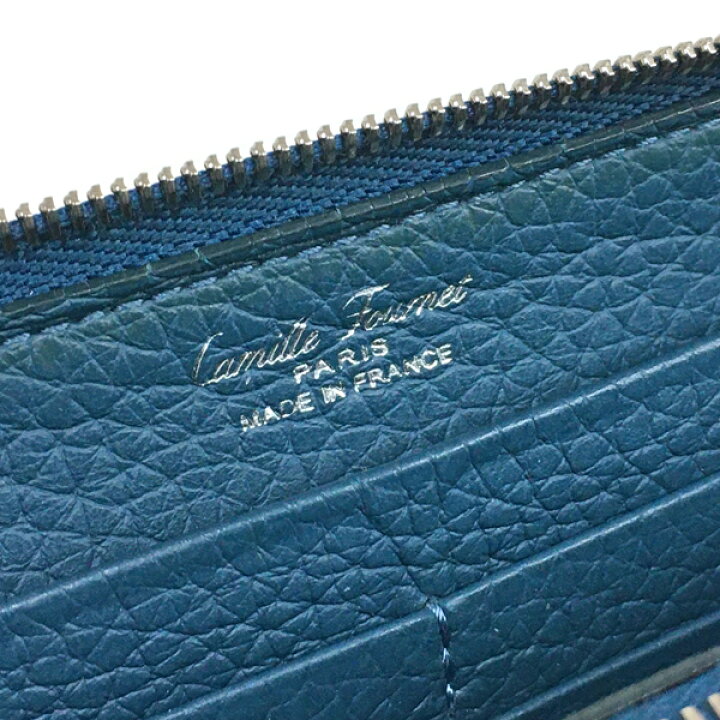 楽天市場】[中古] カミーユフォルネ ラウンドジップ 長財布 レザー 