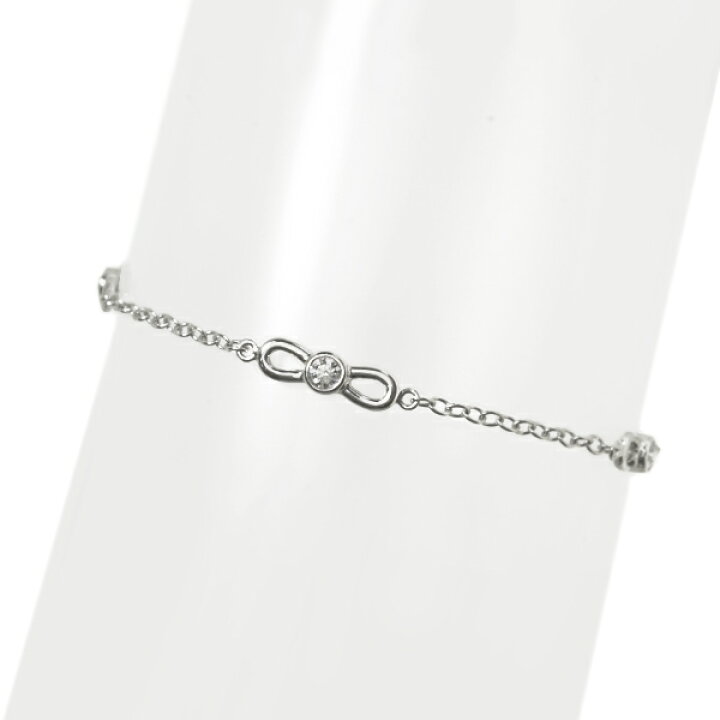 楽天市場】[中古] ティファニー リボン 5Pダイヤモンド ブレスレット  