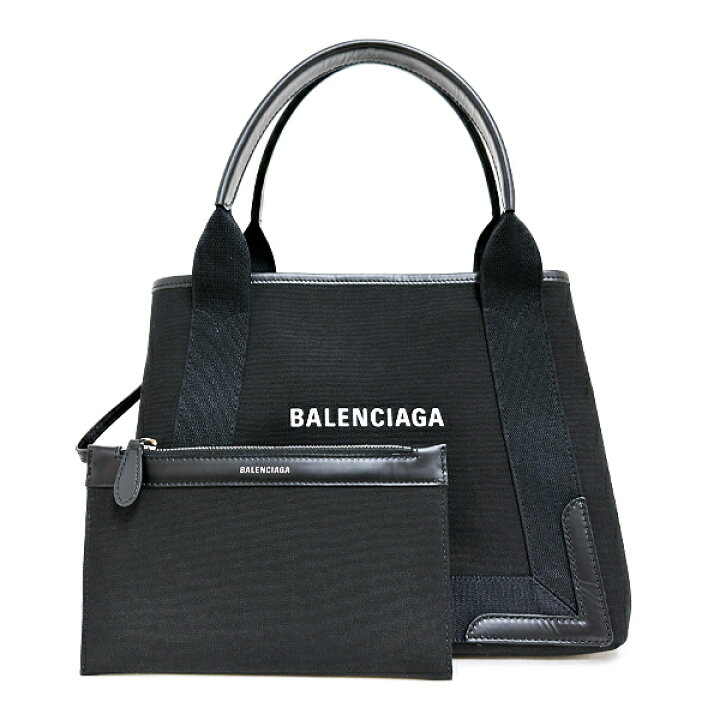 楽天市場】[中古] バレンシアガ ネイビー カバス S トートバッグ 