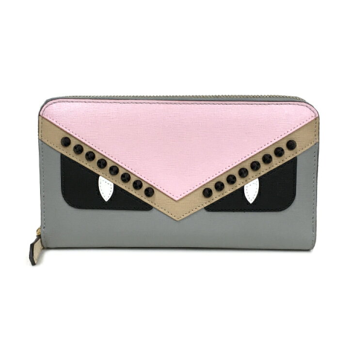 楽天市場】[中古] フェンディ バッグバグズアイ ラウンドファスナー 長  