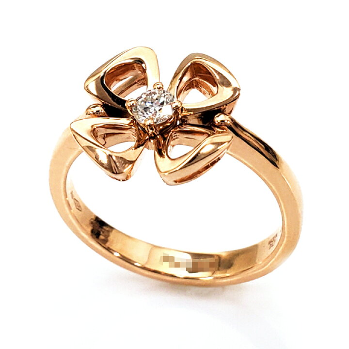 楽天市場】[中古] ブルガリ フィオレヴァー リング 9号 #49 K18PG  