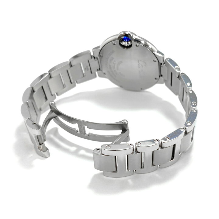 楽天市場】[中古] カルティエ バロンブルー 33mm ダイヤモンドベゼル  