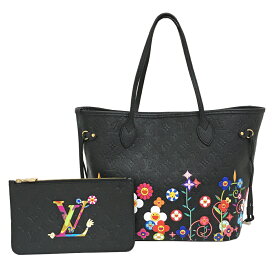 [未使用] ルイヴィトン LV×TM モノグラム・アンプラント ネヴァーフル MM 村上隆コラボ M13675 スーパーフラット LOUIS VUITTON LV [中古]