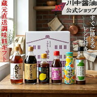 ＼毎月18日はご愛顧感謝デー／調味料 醤油 【RGC-6 厳選調味料セット】 川中醤油 芳醇天然かけ醤油 だし…