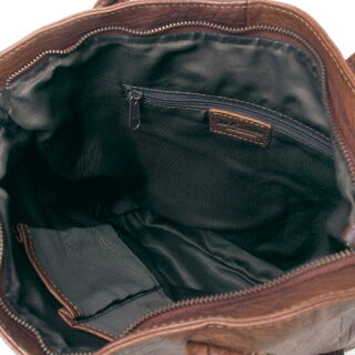水牛革バッファローレザートートバッグ2WAYカワノバッグ(KawanoBag)No.003055チャ