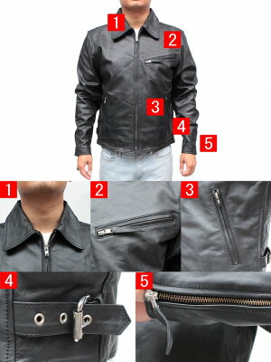 トラッカージャケット本革牛革メンズレザージャケット革ジャンS/M/L/LL/3L/4L/5Lブラック黒mlrj0022mo-lawsモローズ
