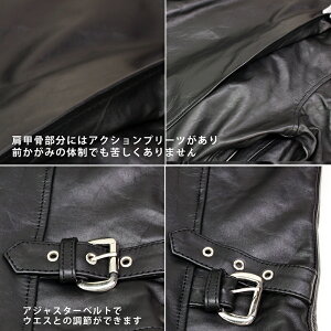 メンズレザージャケットトラッカーライダースジャケットカウレザージャケットmlrj0022